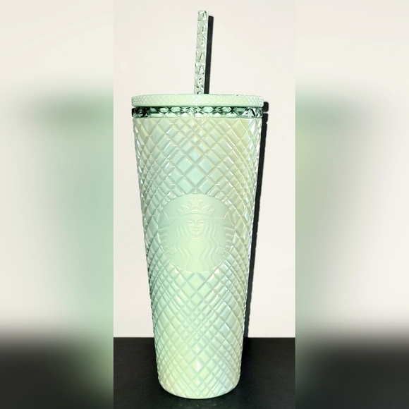 Starbucks Other - NWT Starbucks Summer 2024 Iridescent Mint Jade Green Jewel Venti Tumbler 24oz